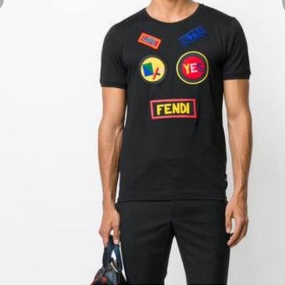 Fendi Roma Men/Boys with yes, love, bliss t-short